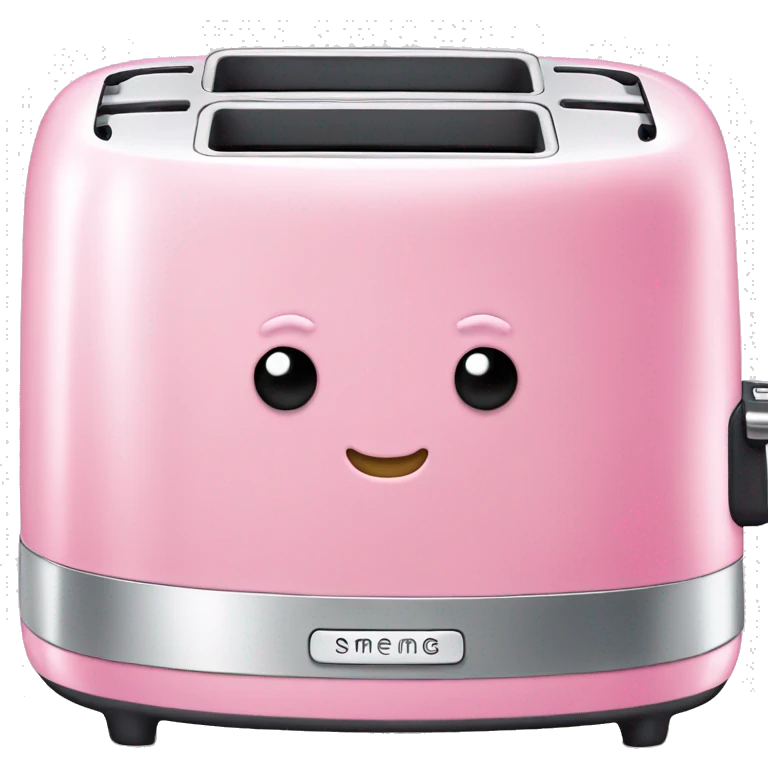Pink SMEG toaster emoji