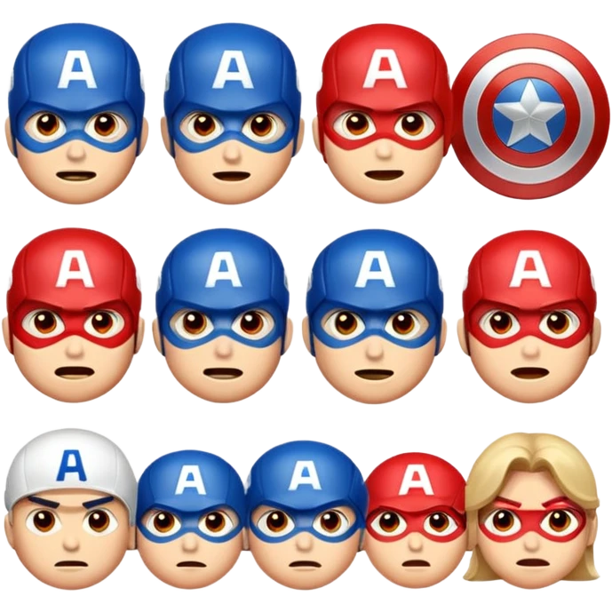 Captain America Emojis emoji