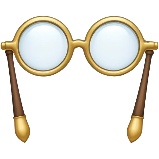 medieval glasses transparent emoji