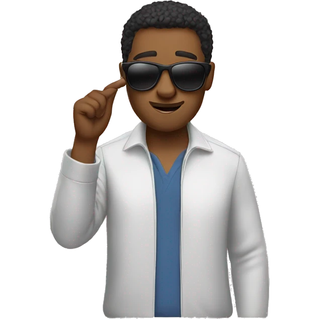 Me putting sunglasses  emoji