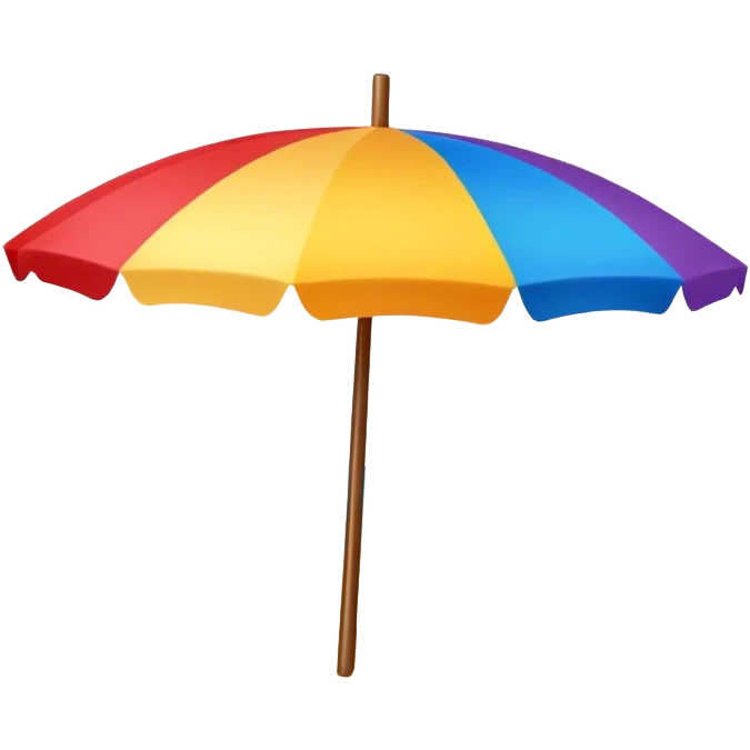 Beach summer colorful emoji