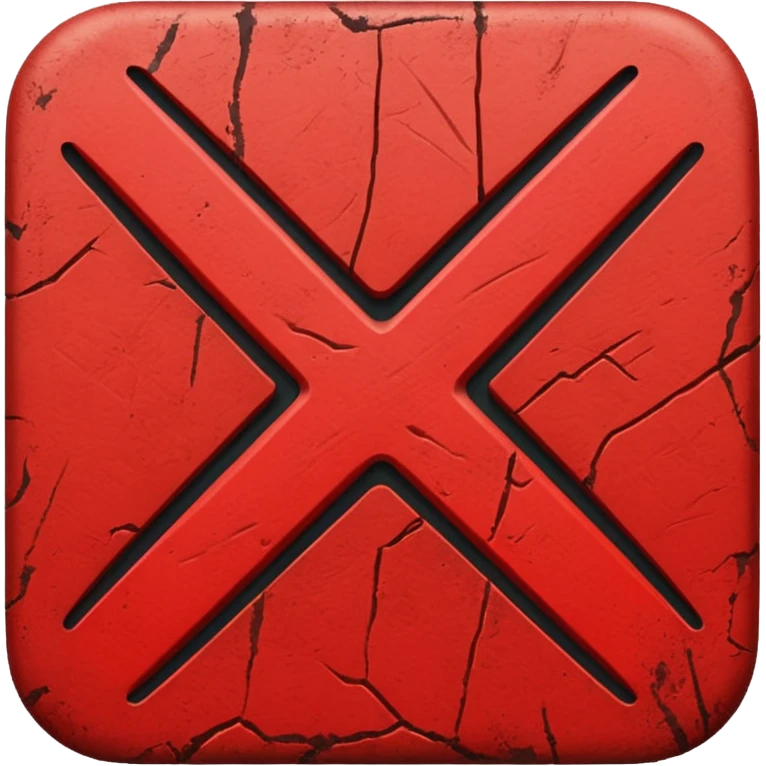REd X mark emoji