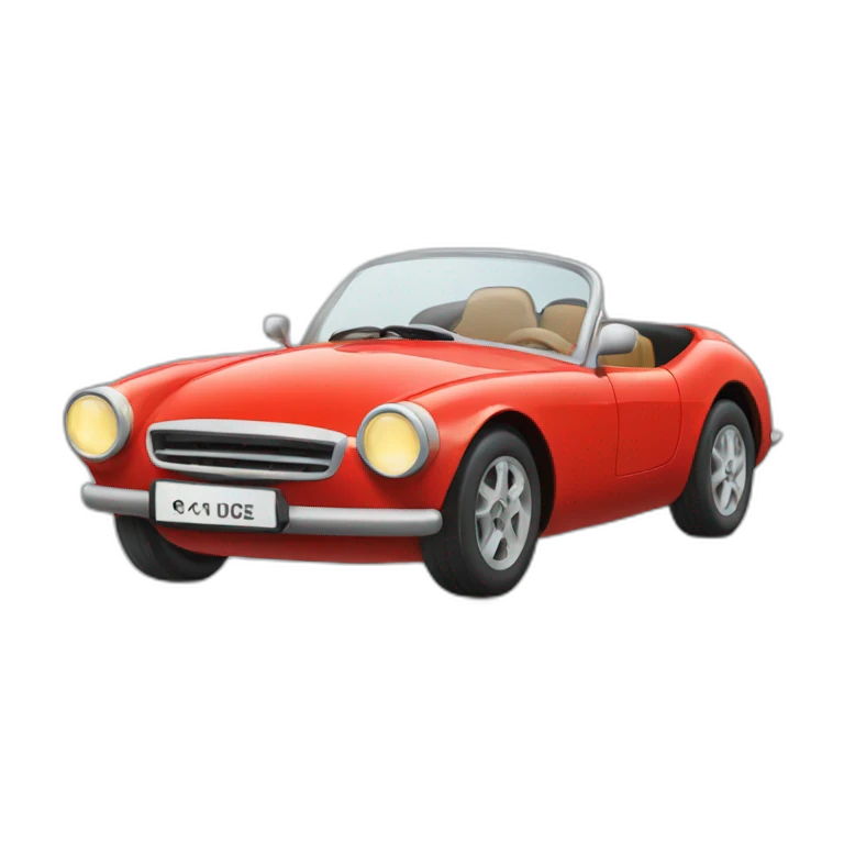 Voiture de course emoji