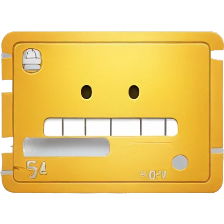Maquina de cartão de credito emoji