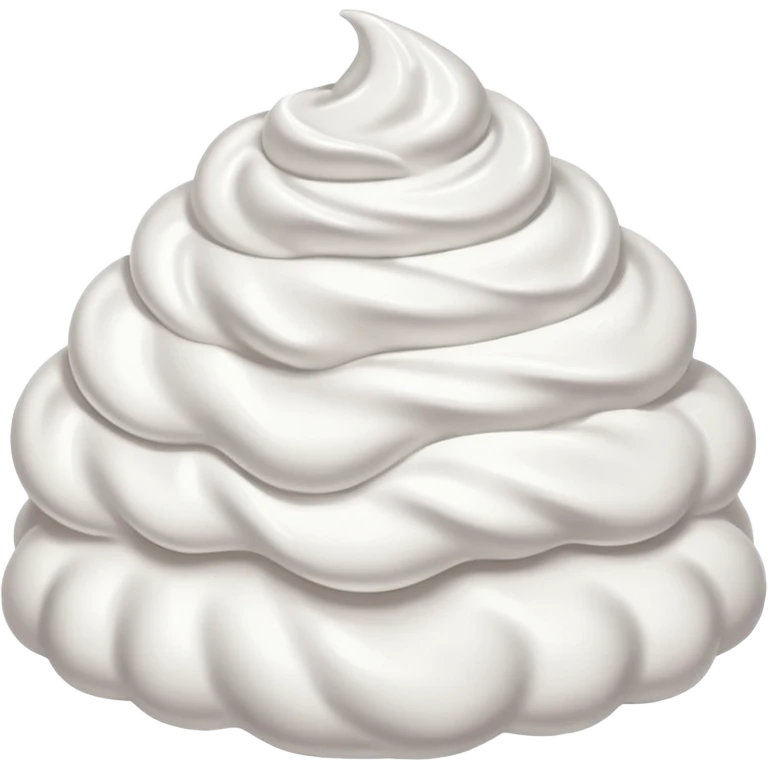 A lot of cream in butt emoji