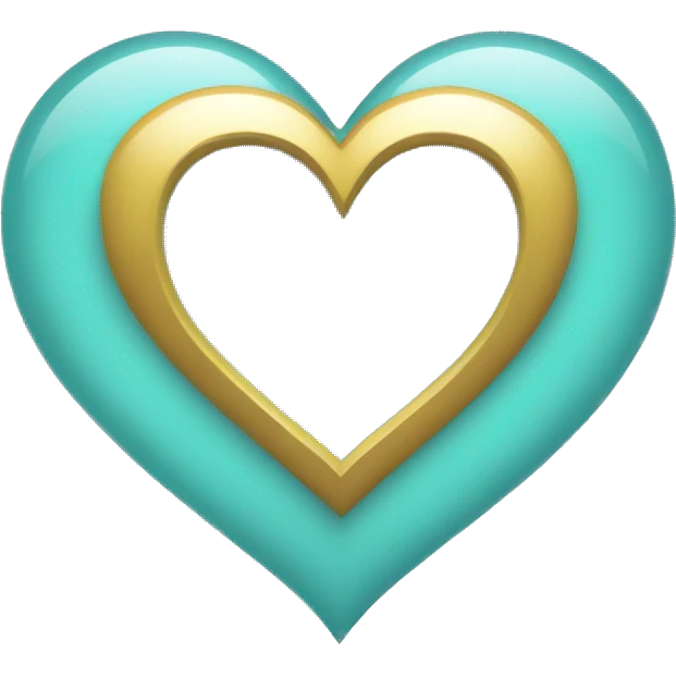 light aqua heart emoji