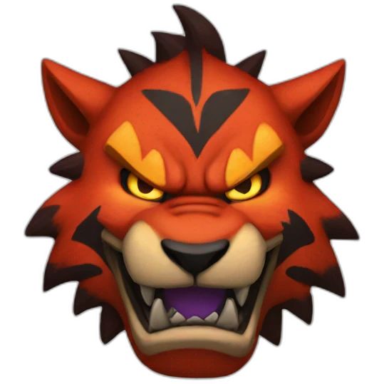 Incineroar logo emoji