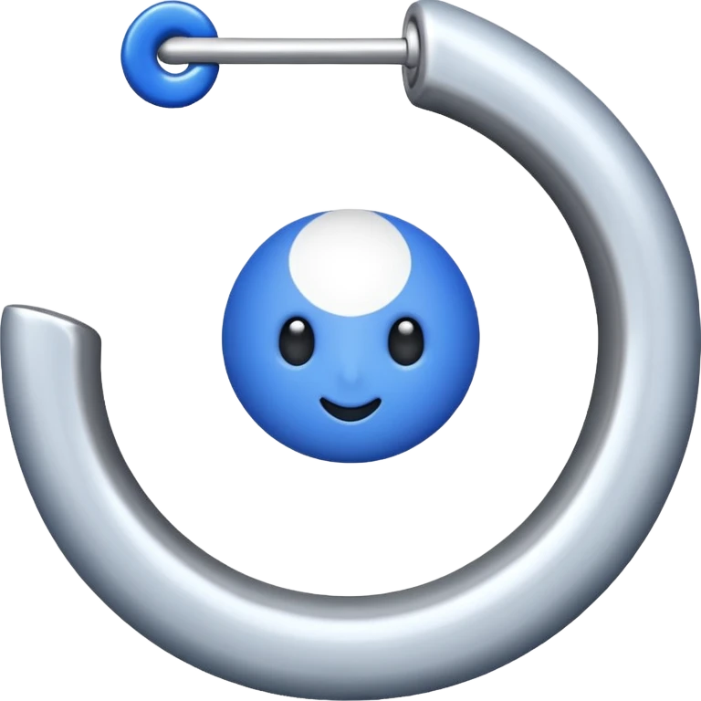 Ein blauer Kreis mit einem weißen Haken drinnen also ein sogenanntes blauer haken emoji