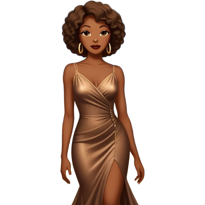 Black woman jazz singer performing outside a jazz club in Paris at night, street lamps, Parisian architecture emoji