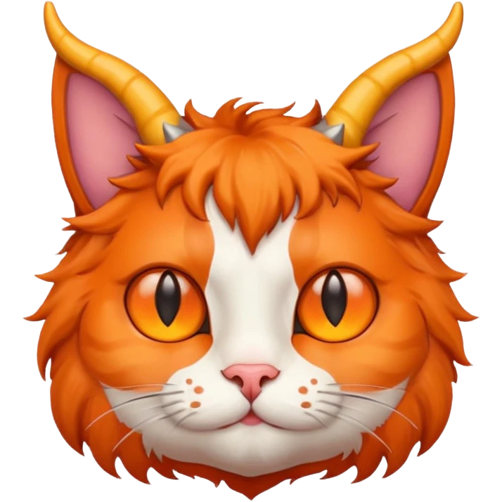 Cat with horns emoji