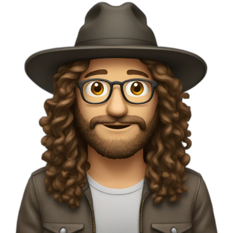 Ben goertzel with a hat emoji