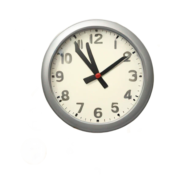 a clock and question marks time passing emoji