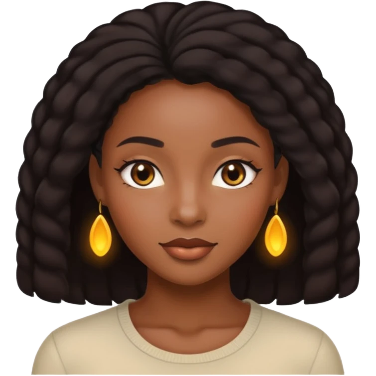 Black women aestetic emoji