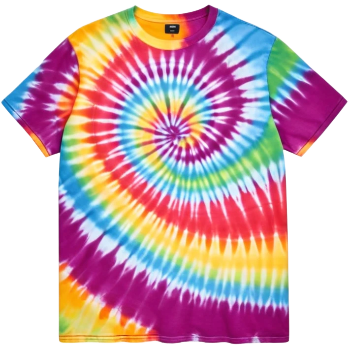 1990’s tie dye shirt emoji