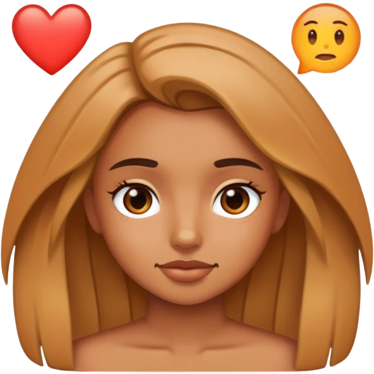 Girl saying bae emoji