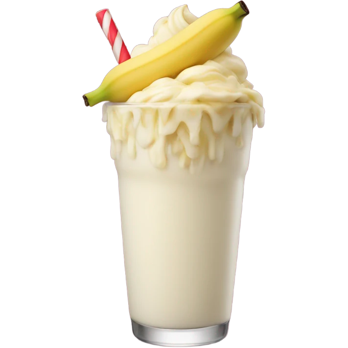 kiss banana milkshake emoji