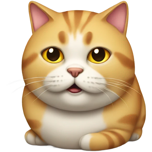 Fat cat emoji