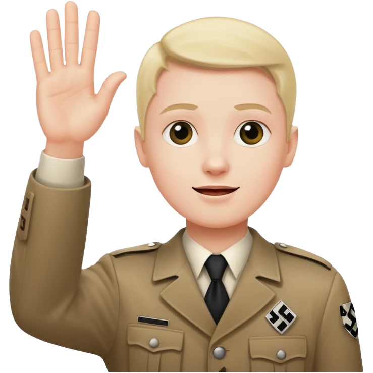 Nazi salute emoji