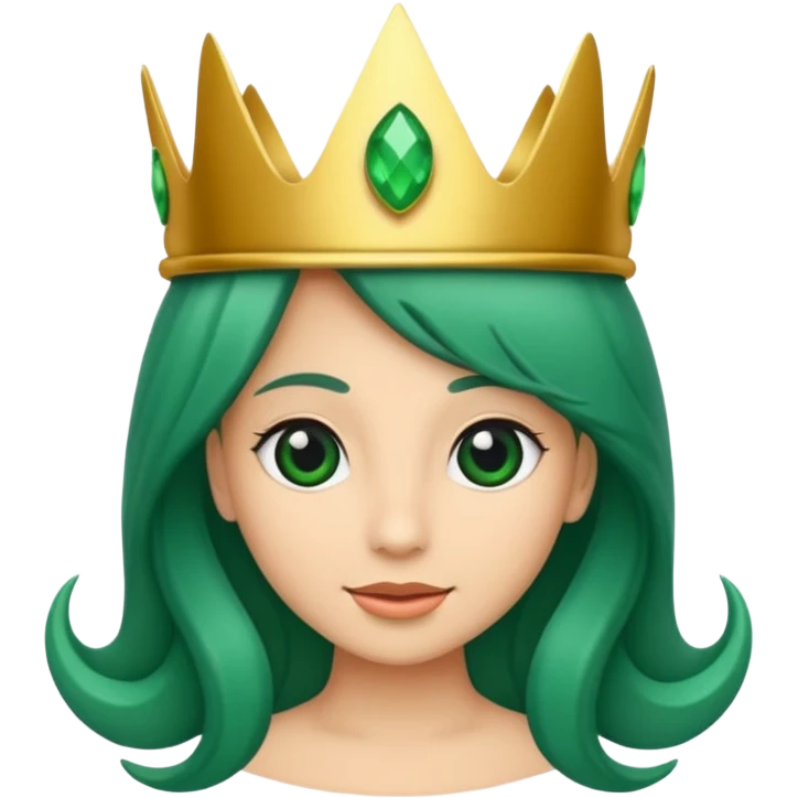 Vibora  con una corona emoji