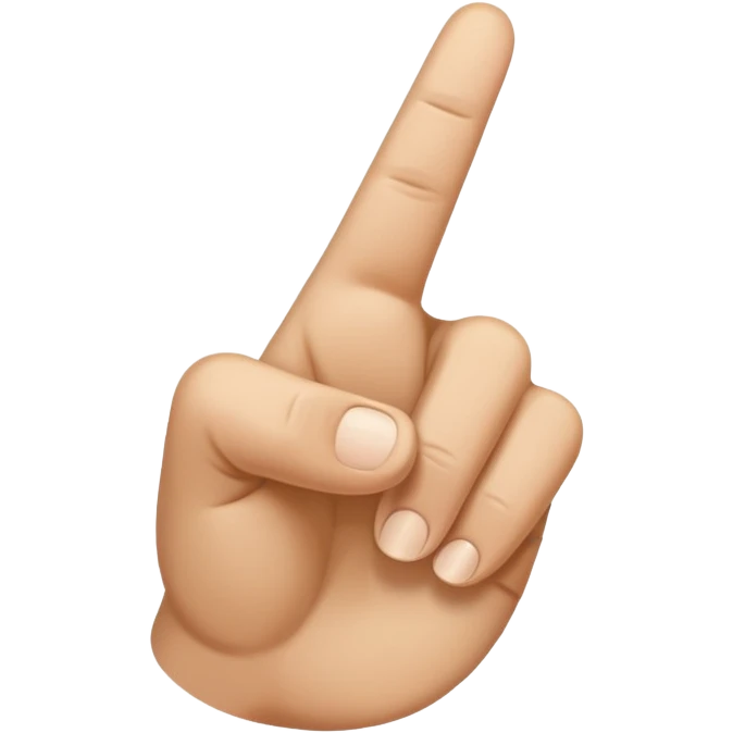 thumb pointing down, neutral style, no text emoji