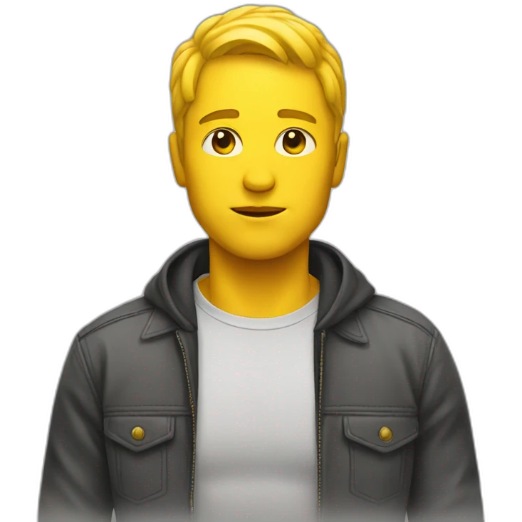 men yellow emoji