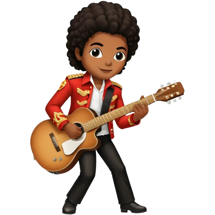 michael jackson playing the guitar emoji