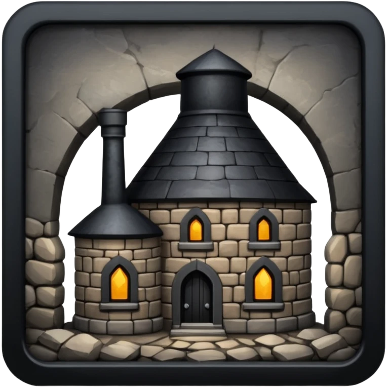 The dark distillery building emoji