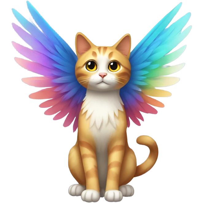Cat with wings emoji