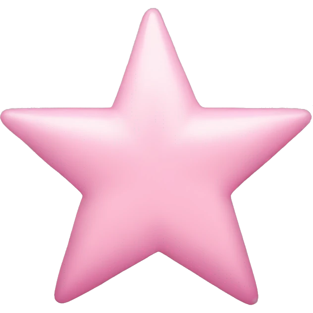 light pink star emoji