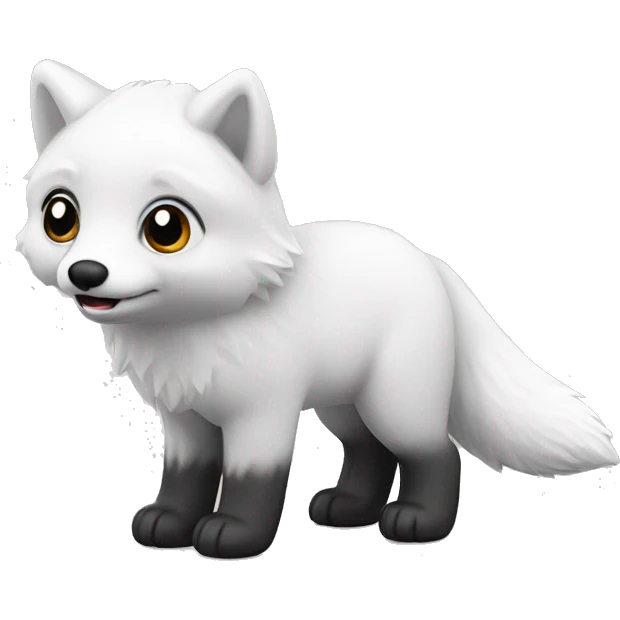 arctic fox toy emoji