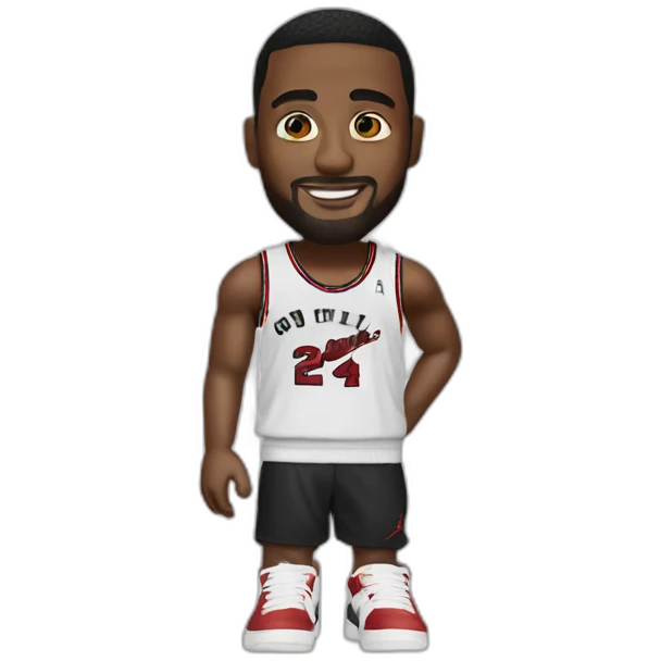 Man with Air jordan 4 emoji