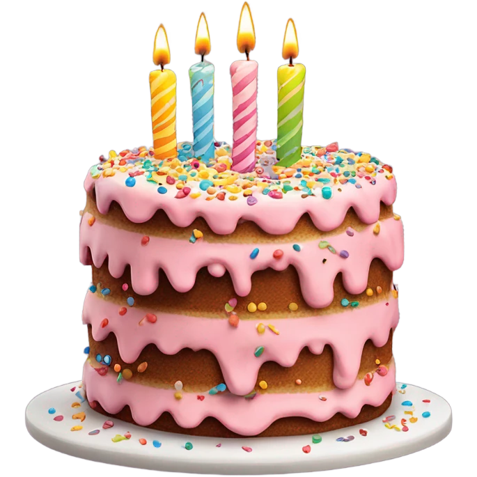 Birthday cake emoji