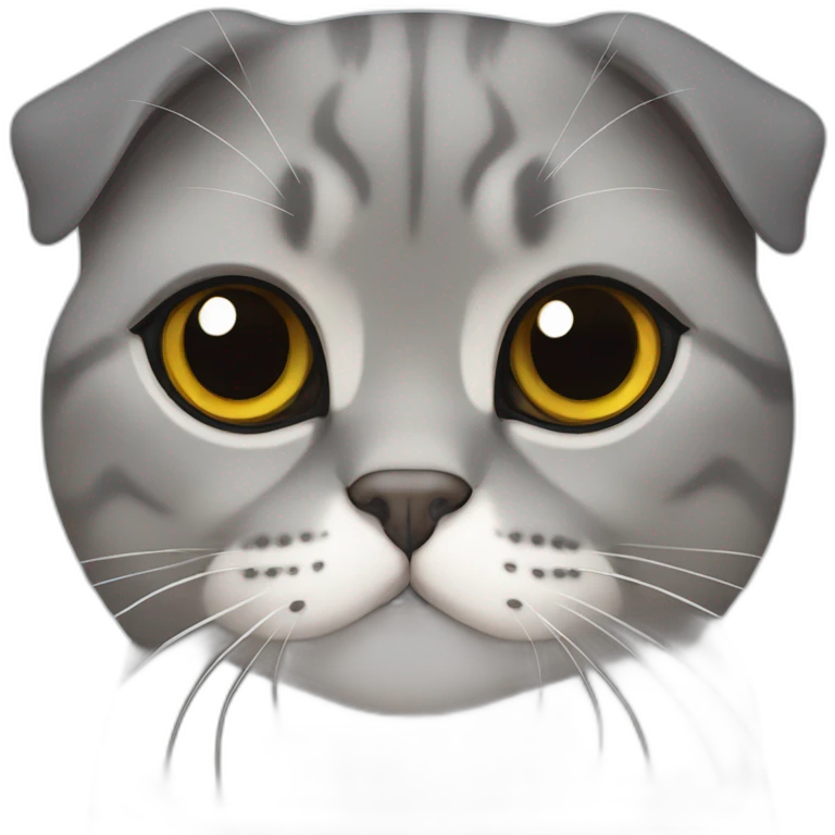Scottish fold emoji