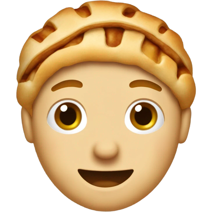 A strudel like person emoji