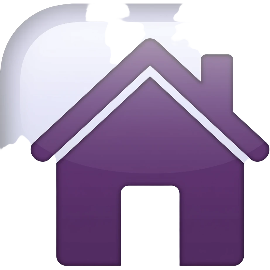 home emoji with #8b0fd4 this hex code make it more darker emoji