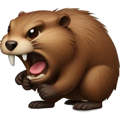 Angry Beaver  emoji