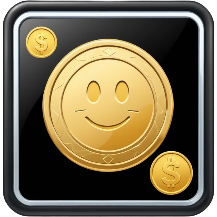 jeu à gratter avec une pièce emoji