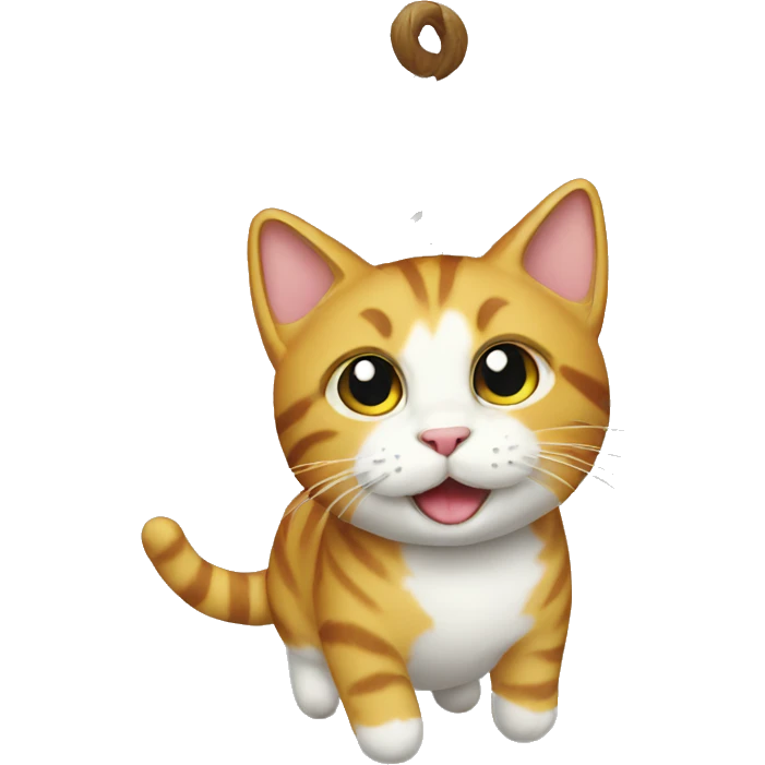 Cat hang emoji