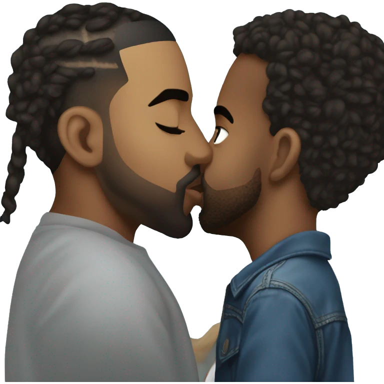 kendrick lamar kissing drake emoji