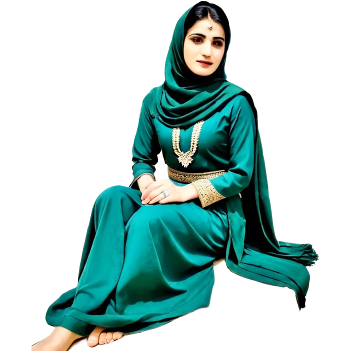 یک پرچم که بالاش سبز و پایینش قرمز و وسطش سفید به همراه نماد خورشید emoji