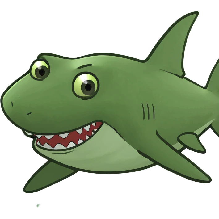 Shark flying out of sky in New York City  emoji