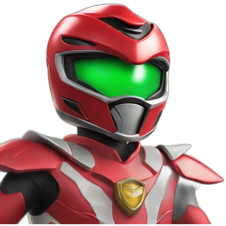 Red Wild Force power Ranger emoji