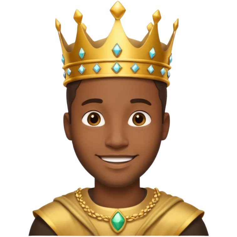 🫠🤴🏽 emoji