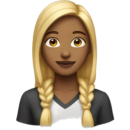 , 18 year old, light-skin, female emoji