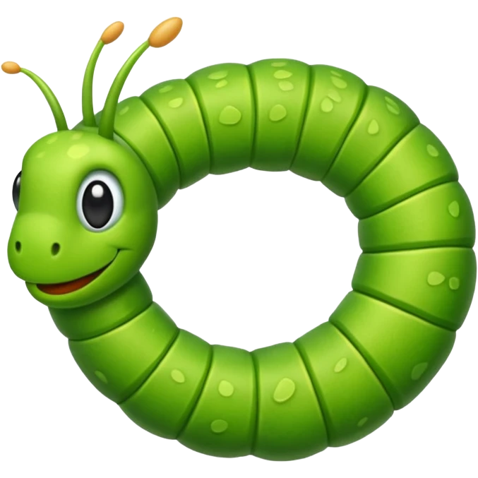 Inchworm emoji