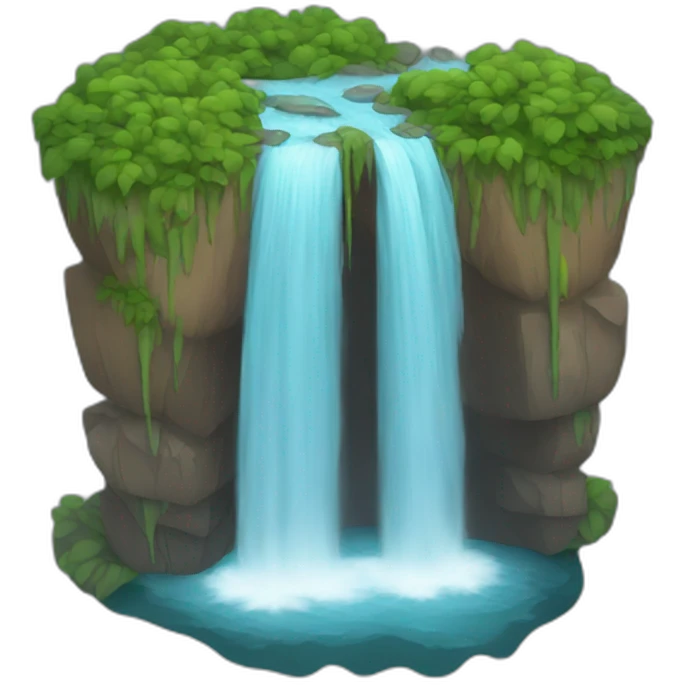 Waterfall emoji