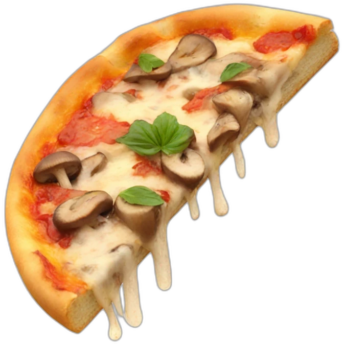 mushroom pizza slice emoji