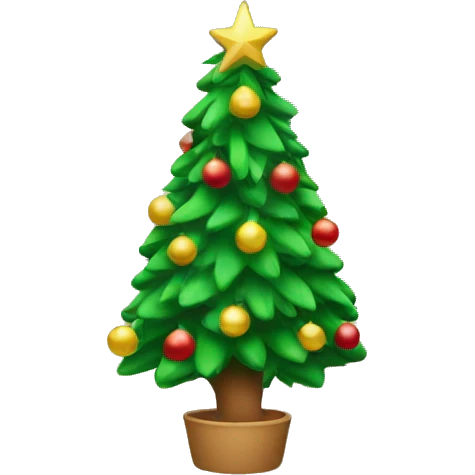 Christmas tree emoji