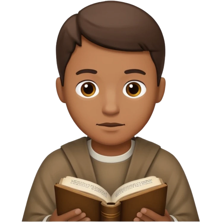Guy who reads Bible emoji