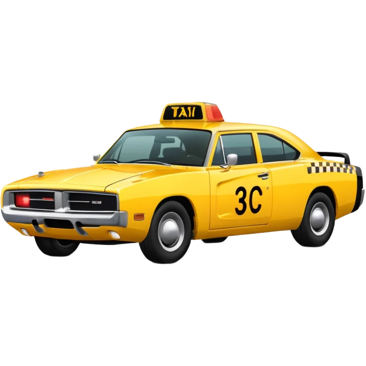 Dodge Charger Taxi emoji